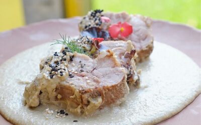 Mole Blanco con vainilla