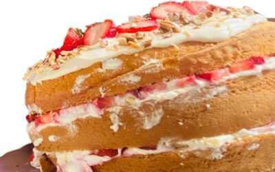 Pastel de Vainilla y Almendras